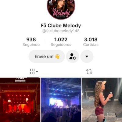 Vendo conta do tik Tok engajada