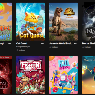 Conta com mais de 50 jogos pagos, com fifa e uma conta de rocket league com bm