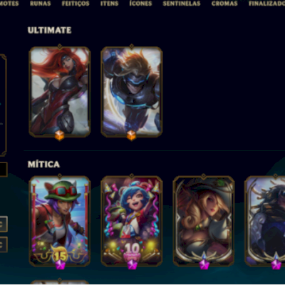 CONTA LOL COM 359 SKINS LVL546