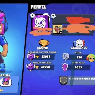 Conta de brawl stars RARA 33k de TROFÉUS, várias SKINS, QUASE TODOS OS BRAWLERS!
