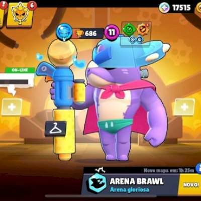 Conta Full - Todos brawlers - com todas Hipercarga e BUFFIES *E SKINS RARAS*