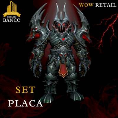World of Warcraft - Transmog/Skin de armadura de PLACA (Completo)