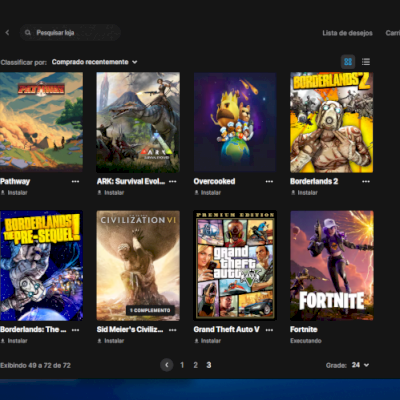 CONTA EPIC GAMES COM GTA 5, WATCH DOGS 2, HITMAN, BORDERLANDS, ENTRE OUTROS JOGO