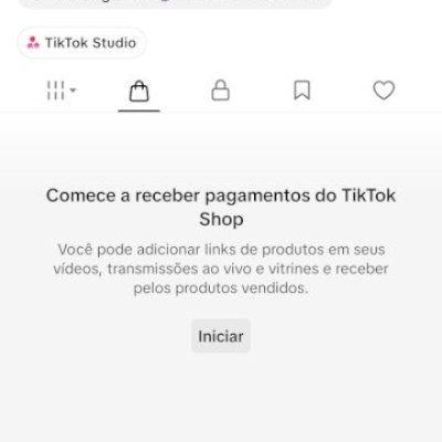 Vendo conta com Tik Tok shop liberado