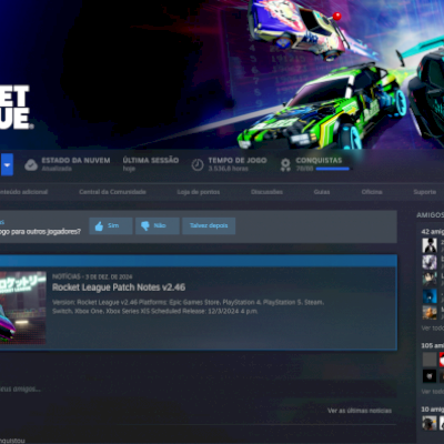 Conta Steam de Rocket League Full Acesso; Qualquer EPIC // Tags Raras