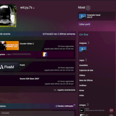 PROMOÇÂO!! CONTA CS 2 COM PRIME + SKINS!!