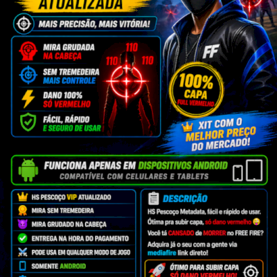 Free Fire Hs Pescoço Xit Atualizada