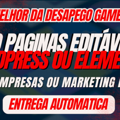 [MELHOR DO SITE] Pack Sites profissão e vendas Editáveis Elementor e Wordpress