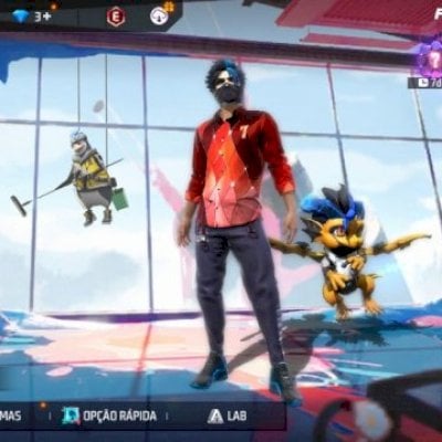 conta de free fire de 2018