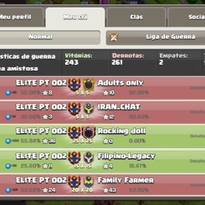 Clã nível 17 capitólio 7 nome top    MELHOR PREÇO DO SITE