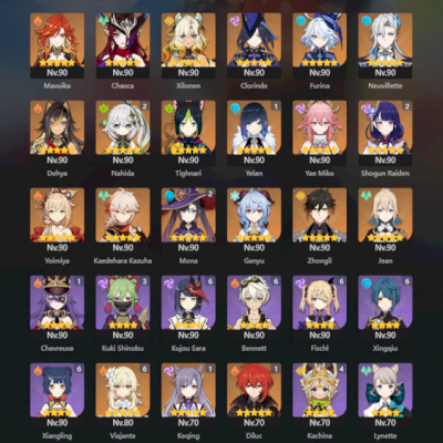 Conta Genshin Impact + HSR Endgame