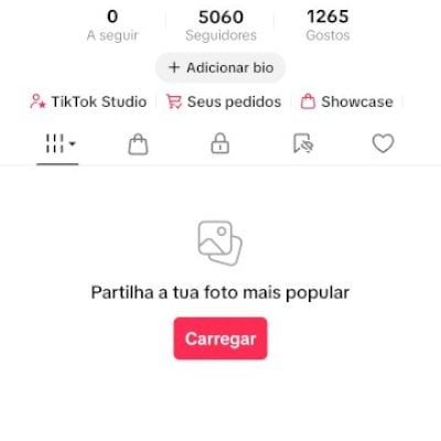 Conta do Tiktok com 5K