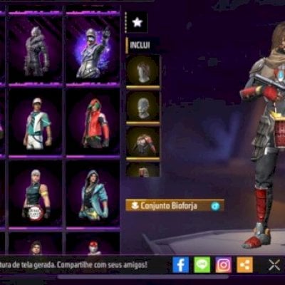 CONTA DE FREE FIRE MUITO BOA INSTAPLAYER