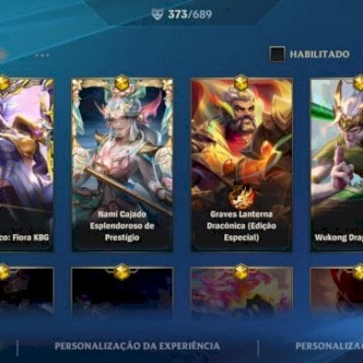 CONTA COM  400 SKINS