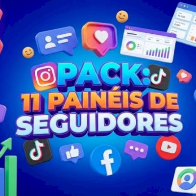 🏭 FONTE REVELADA: Pack com 11 Painéis SMM (Atacado) 📉 | Pague Centavos 💰