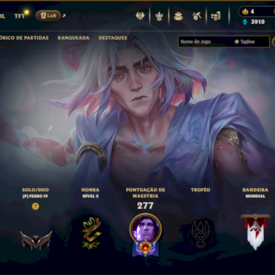 Conta nível 154 Ferro IV (4) - 76 PDL [+ Informações na descrição do anúncio]