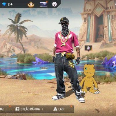 Conta Free Fire Completa ⭐ Segundo Passe + Skin Rara + Camisas Antigas!