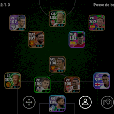 Conta eFootball 3174 com Jogadores 105+ e Elenco Forte