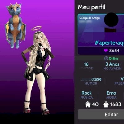 Conta avakin life nível 30