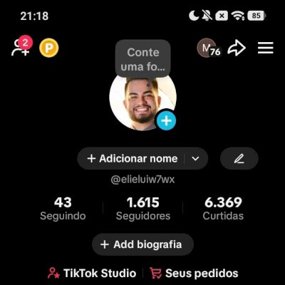 CONTA TIKTOK 1K SEGUIDORES BR 🇧🇷 PROMOVER+SITE+LIVES+TROCAR NOME ✅ SEM SHOP ❌