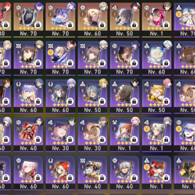Conta Honkai: Star Rail, Rank maximo, Acheron+ bis, Aventurine+ bis, Ruan Mei,