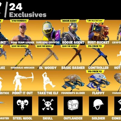 CONTA FORTNITE COM 68 SKINS RENEGADE RAIDER/ E STW OG DANDO PARA FARMA VBUNKS