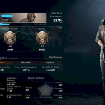 CONTA ARENA BREAKOUT INFINITE 837M STASH