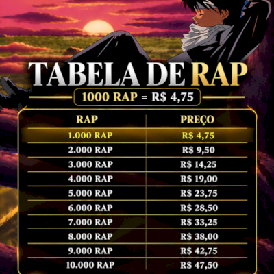 VENDA DE RAP SNIPER ARENA