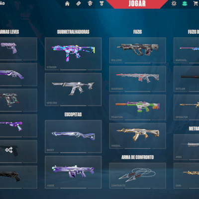 Conta Valorant - Faca Kuronami Pacote Araxys 2.0 e muito mais