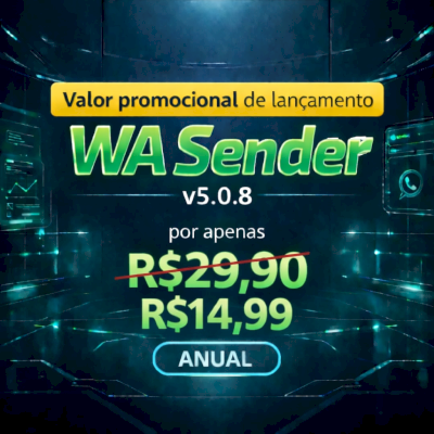 WA Sender 5.0.8 | Revendedor OFICIAL | VÁLIDO POR ANUAL