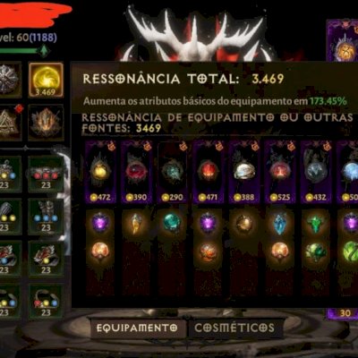 VENDE-SE CONTA 3.400 DE RESSONÂNCIA POR 1.100