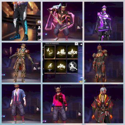 Conta free fire com  primeiro passe