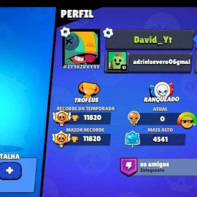 Vendo conta de brawl stars