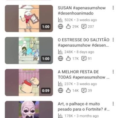 CANAL DE DESENHOS E JOGOS ENGAJADO