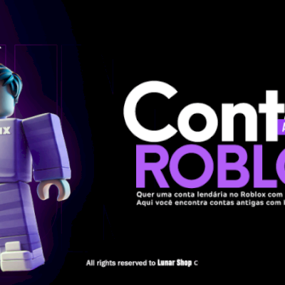 CONTA RARA 2010 ROBLOX