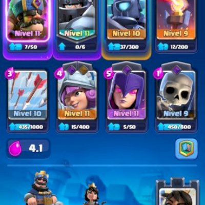 Conta Clash Royale arena 16 5800 troféus