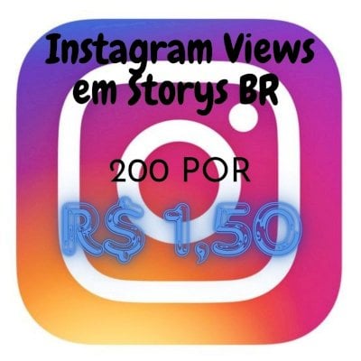 [MENOR PREÇO] Instagram Views em Storys BR 1,50