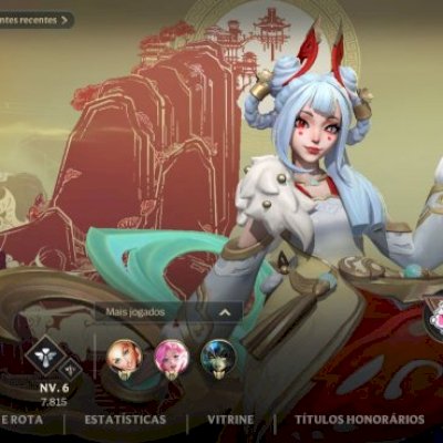 Conta antiga, com skins e preço negociável