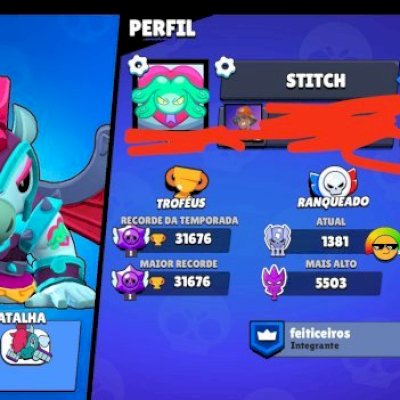 Conta Brawl Stars várias skins vídeo baixo também