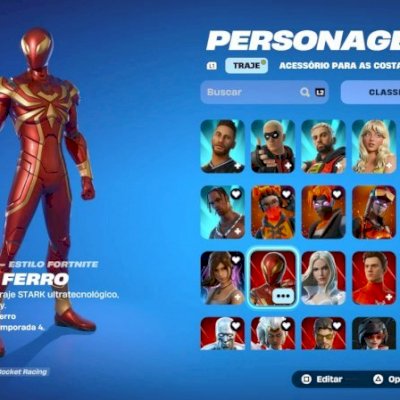 Conta de Fortnite com mais de 5000 reais gastos