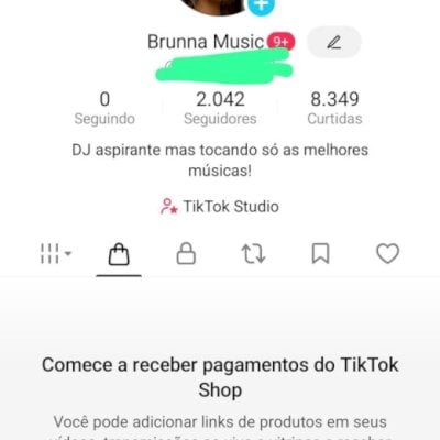 Contas TikTok Shop -2K Seguidores orgânico -- O melhor da Desapego