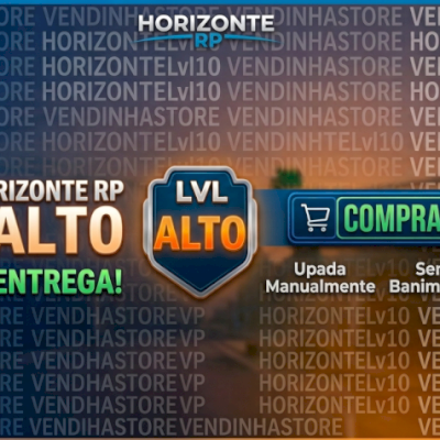 🚀 CONTA HIGH LEVEL HORIZONTE RP - NÍVEL 254 - PRONTA PARA JOGAR