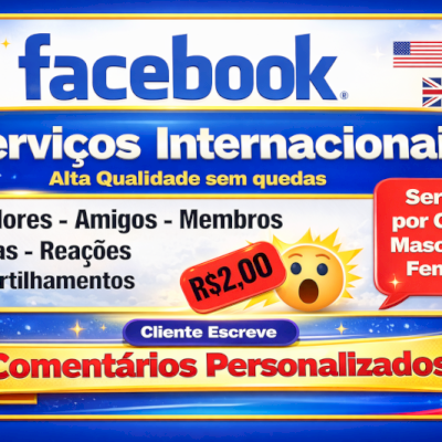 🚀 Facebook Mundial_Promova Seu Produto_Comentários Personalizados (vc escreve)
