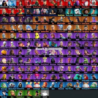 conta fortnite com 138 skins e 950 vbucks