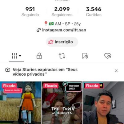 CONTA NIVEL 25 - SEGUIDA POR ALGUNS FAMOSOS