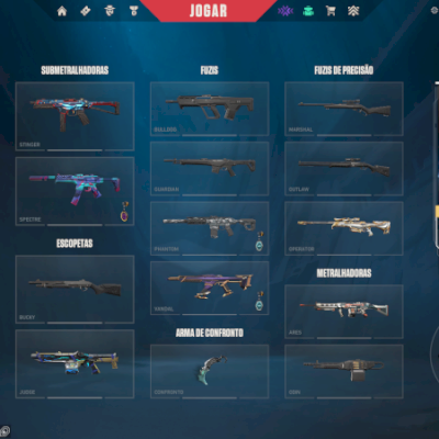 CONTA DE VALORANT FULL ACESSO 1K GASTOS SKINS NA DESC