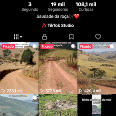 Vendo conta de nostalgia , com 19 mil seguidores, Tik Tok Shop já liberado