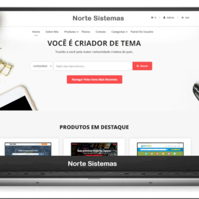 Script Catálogo de produto Digital em php com Painel Administrativo