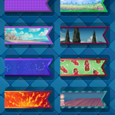 Clash Royale / arena 17, 6k troféus / 1000 gemas / várias cartas e emojis.