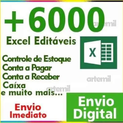 Combo +6000 Mil Planilhas editaveis !